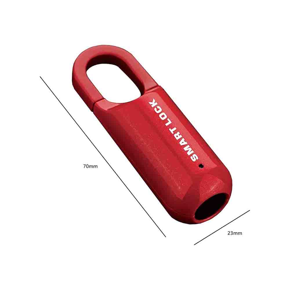 Mini Smart Fingerprint Padlock – Biometric USB Rechargeable Keyless Lock