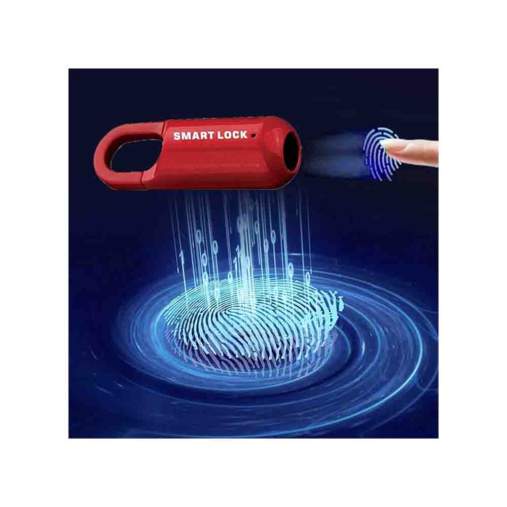 Mini Smart Fingerprint Padlock – Biometric USB Rechargeable Keyless Lock