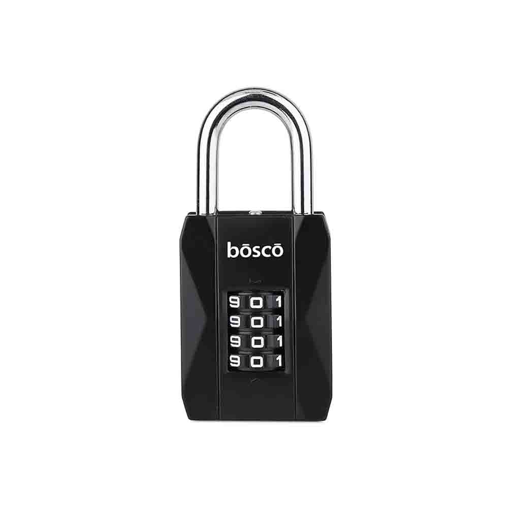 Heavy Duty Combination Padlock for Door, Gate, Gym Locker, Main Gate – Keyless Number Lock with Adjustable Shackle