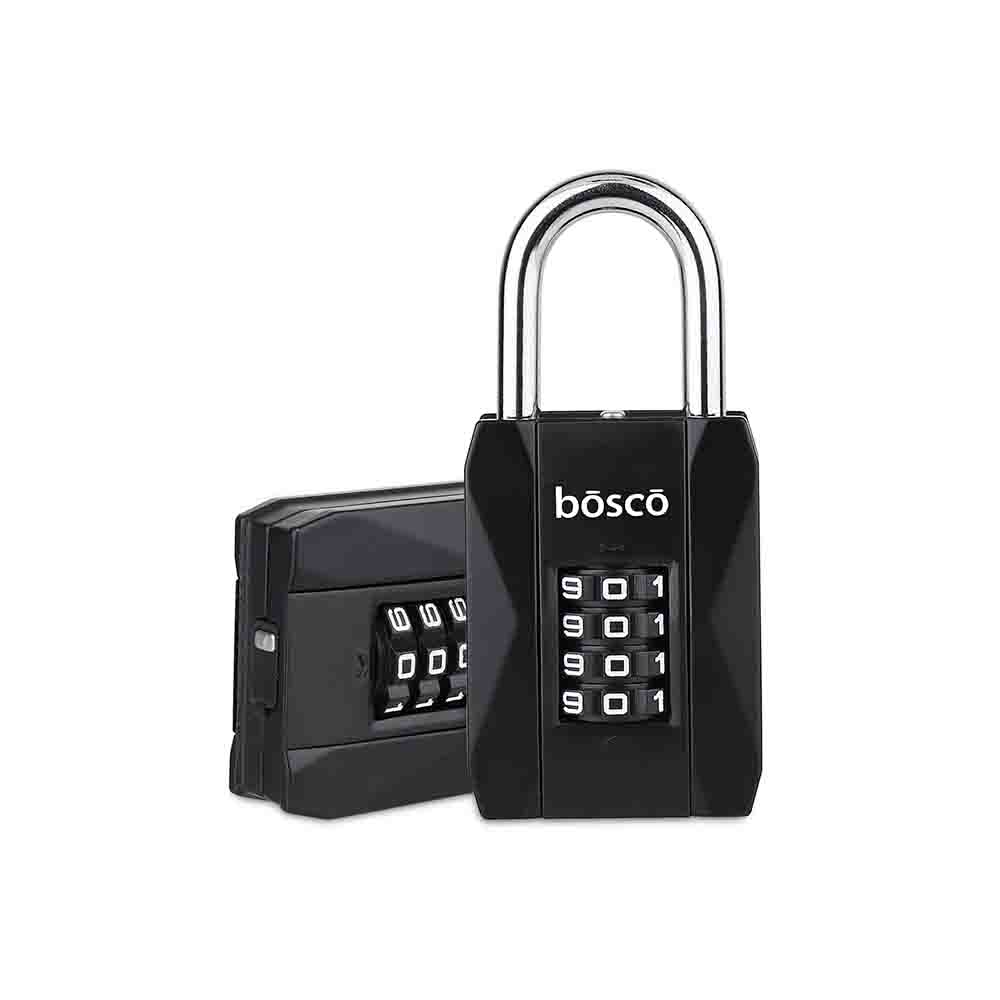 Heavy Duty Combination Padlock for Door, Gate, Gym Locker, Main Gate – Keyless Number Lock with Adjustable Shackle