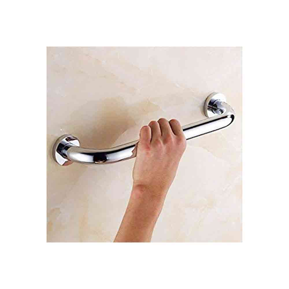 Heavy Duty Stainless Steel Grab Bar || Steel Handle || Bathroom Grab Bar || Safety Hand Support Balance Handle Bars || Wall Mounted - Size 12" Inches
