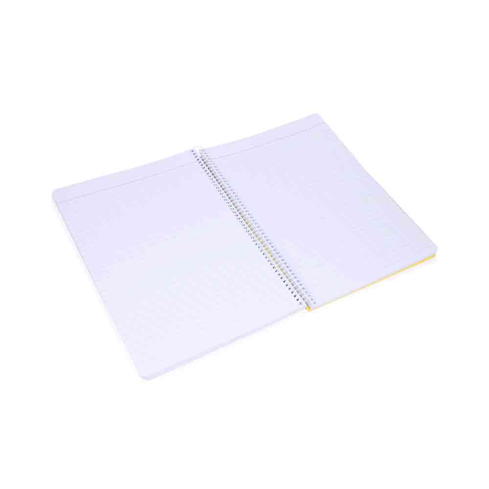 Madhubani A4 Spiral Notebook – 300 Ruled Pages, 70 GSM Premium Smooth Paper – Handmade Cover Design – College, Office, Writing & Diary Use – Sturdy Spiral Binding, Portable & Lightweight