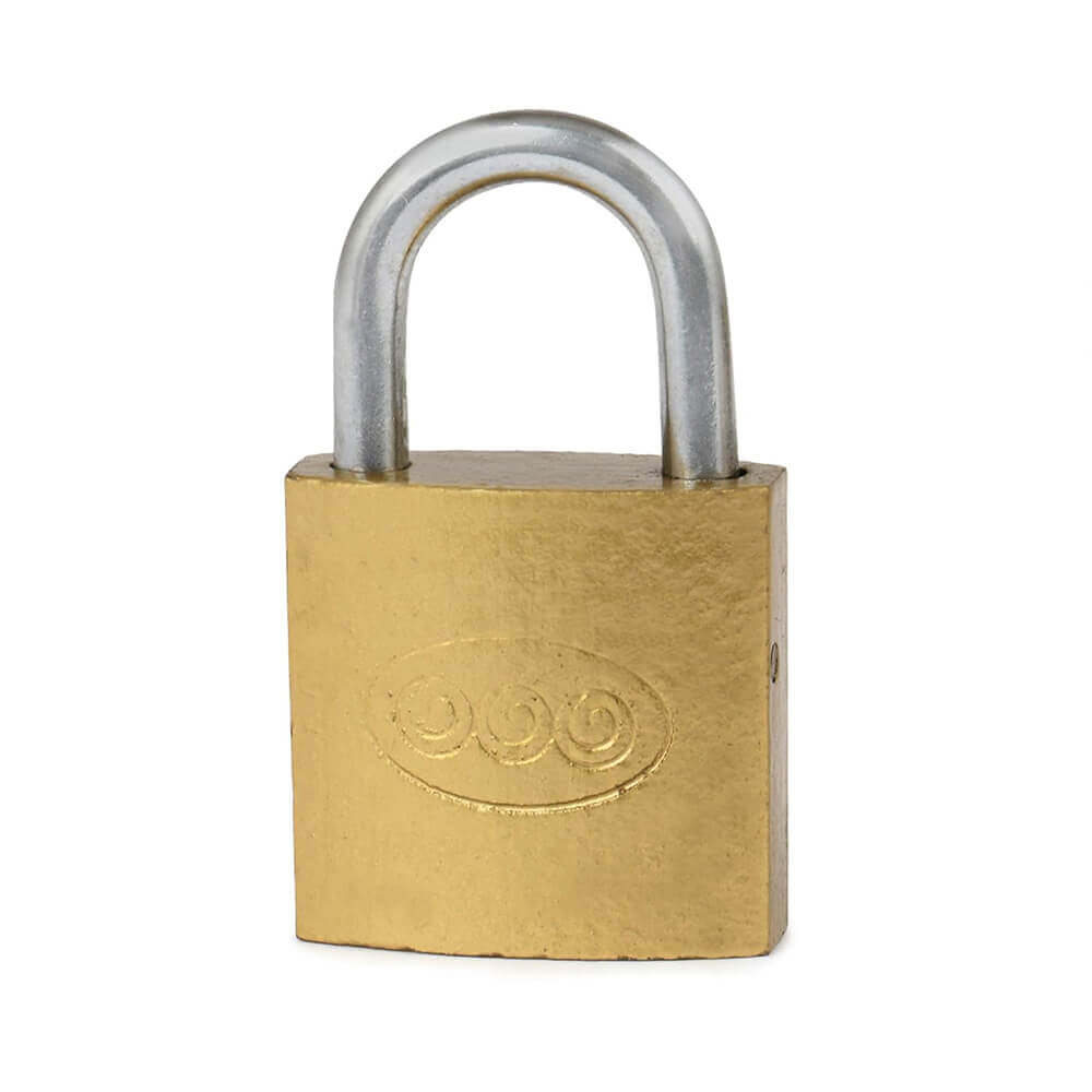 25 mm Iron Padlock with 2 Computerized Keys | Compact Luggage Lock for Bags, Suitcases, Backpacks & Travel Security | Durable Pressing Lock for Small Security Needs