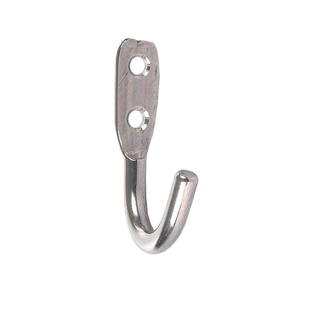 BOSCO Stainless Steel Unbreakable J Type Hook Bathroom Hooks Cloth Hanger Wall Hook Door
