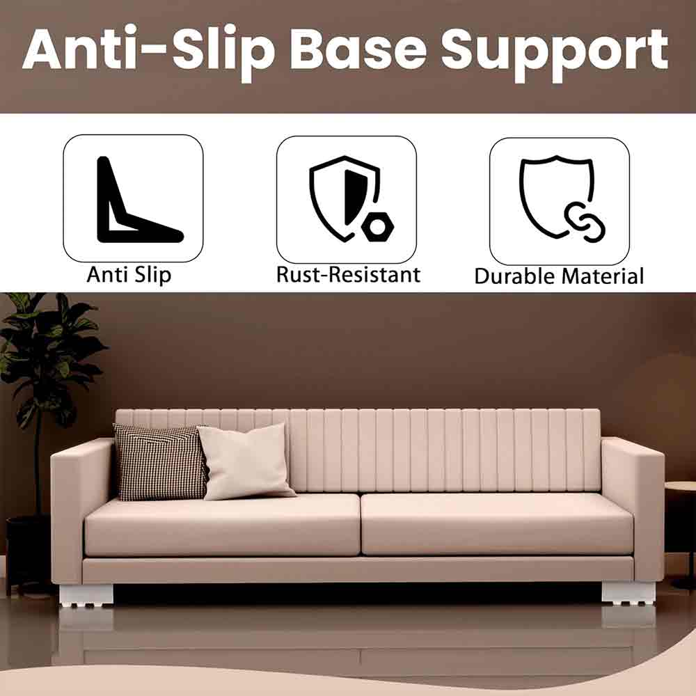 Gripper Stopper Rug Pads – Pack of 4 Multicolor Washable Silicone Anti-Skid Carpet Pads for Corners – Strong Suction Rug Holder for Mats & Carpets-and Home, Office & Bathroom – 6"x4" Triangle