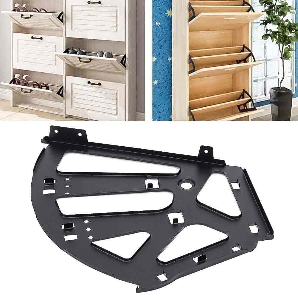 3-Layer Shoe Rack Cabinet Fitting with Flip Drawer Hinges | Heavy Duty Shoe Drawer Hardware for Furniture Fittings | Adjustable Flip Frame Hinges for Modern Shoe Cabinets | Pack of 2