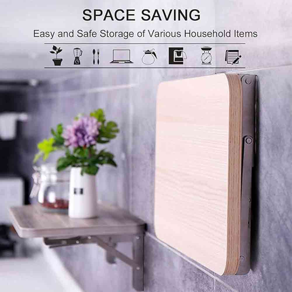 Premium 8" Foldable Stainless Steel Racks,Shelf Bracket, l Bracket, Wall Brackets, Wall Angle Bracket, Folding Table Bracket with Fittings for fold Down Steel Table 8"