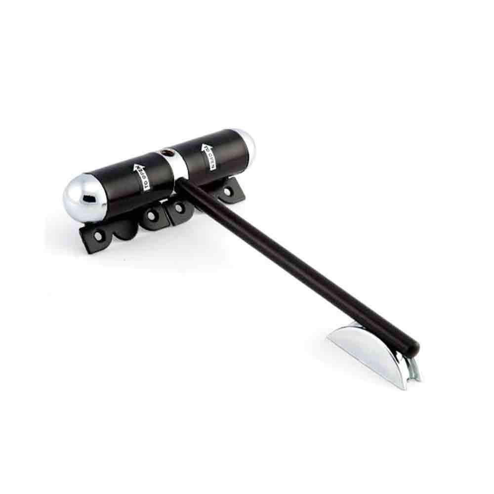 Iron Body Hydraulic Door Closer – Double Speed Self-Closing Capsule Design, Adjustable Latch & Closing Speed, for Home, Office, Hotel, PVC & Wooden Doors (Light Duty – 6 Inch, Grey)