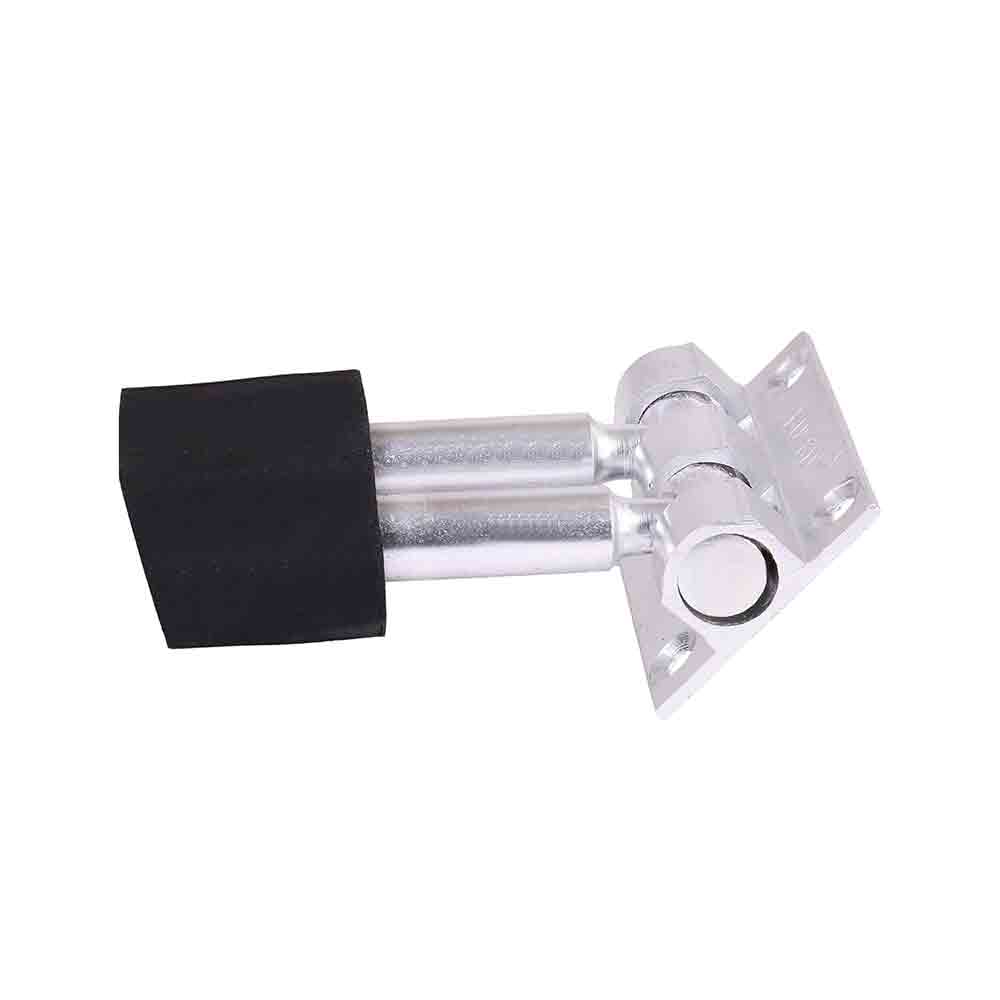 Aluminium Door Stopper with Rubber Tip & Screw Heavy Duty Door Holder for Home, Office & Bathroom Non-Slip Door Stop for Wooden, Tile, Carpet & Laminated Floors Wall Protector & Noise Reducer