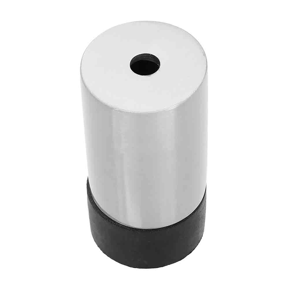 Stainless Steel Round Door Silencer Heavy-Duty Door Stopper for Noise Reduction, Wall Protection, and Modern Décor Ideal for Home, Bathroom, Office, Bedroom, Kitchen 3 Inch (Silver, Pack of 1)