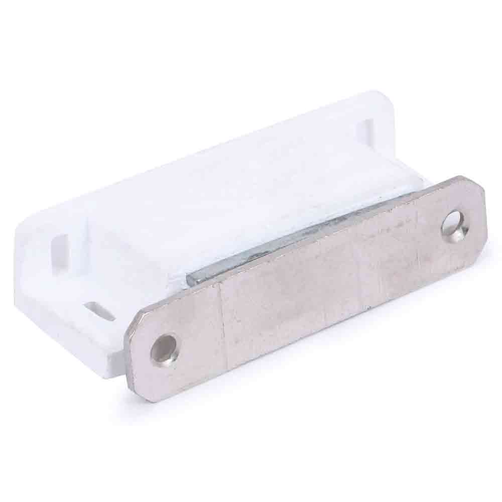 ABS Door Magnet Catcher M10 for Home, Office and School (White) Pack of 30