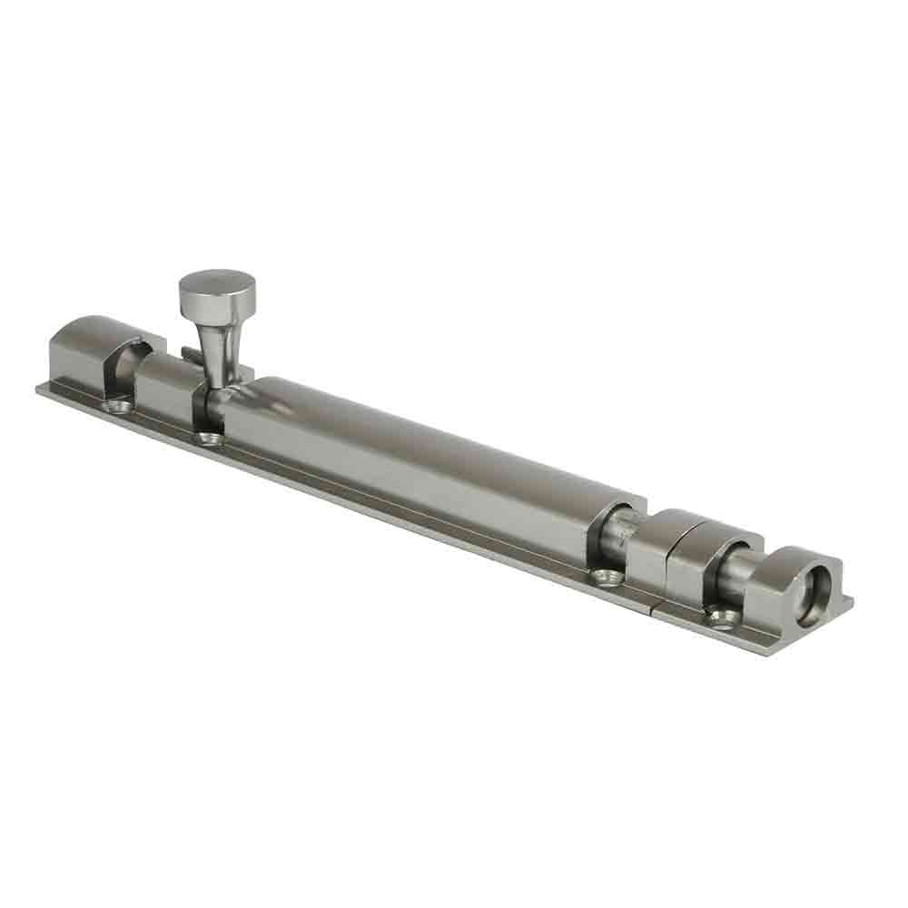 10mm x 8-Inch Half Round Tower Bolt – Pack of 10 | Premium Aluminium Door & Window Latch with Stainless Steel Finish | Rust-Proof Door Fittings for Home and Office Use
