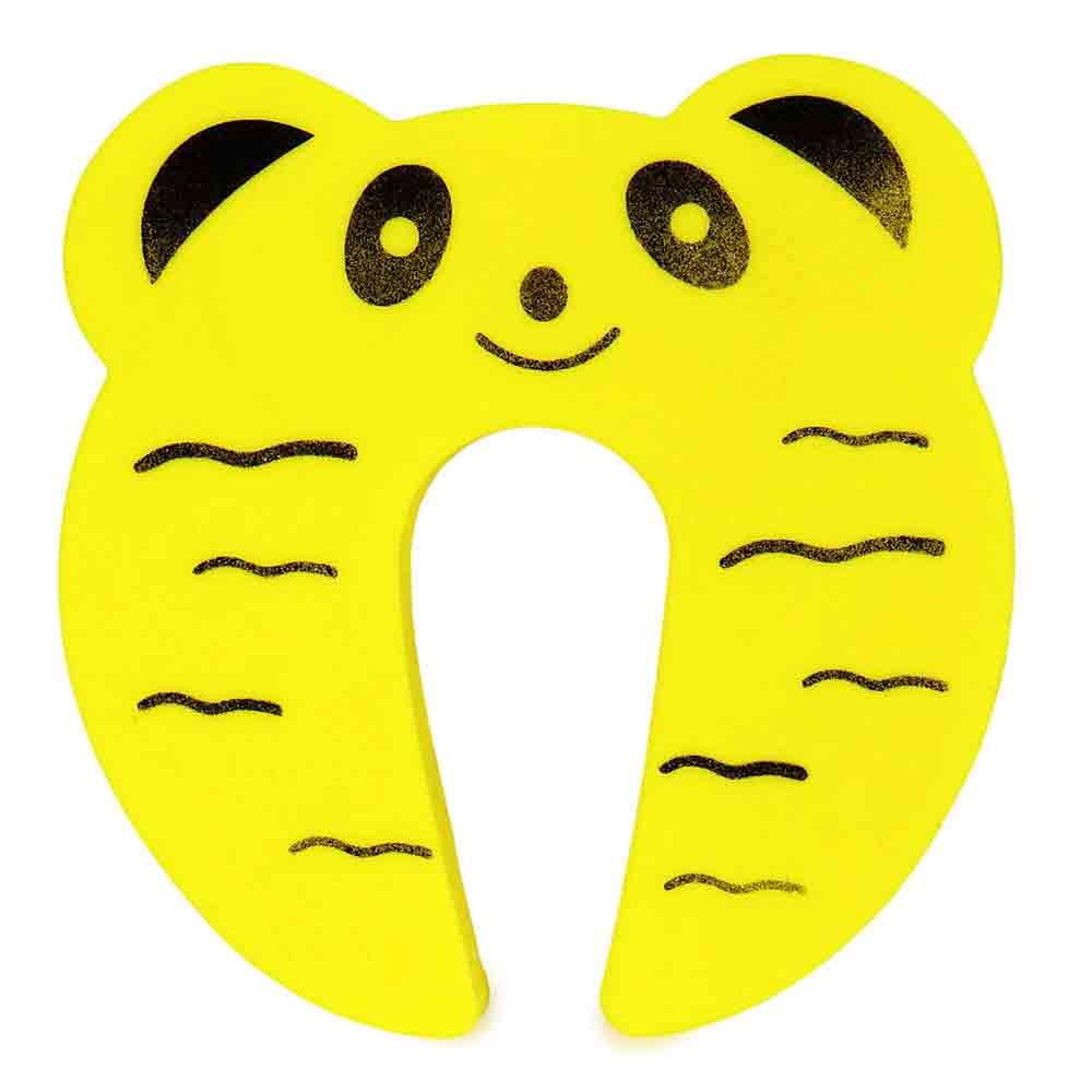 5 Pcs Baby Safety Door Pinch Guards – Soft Foam Cartoon Animal Door Stoppers for Child Finger Protection, Prevents Door Slamming & Accidental Locking Lightweight (Multicolor)