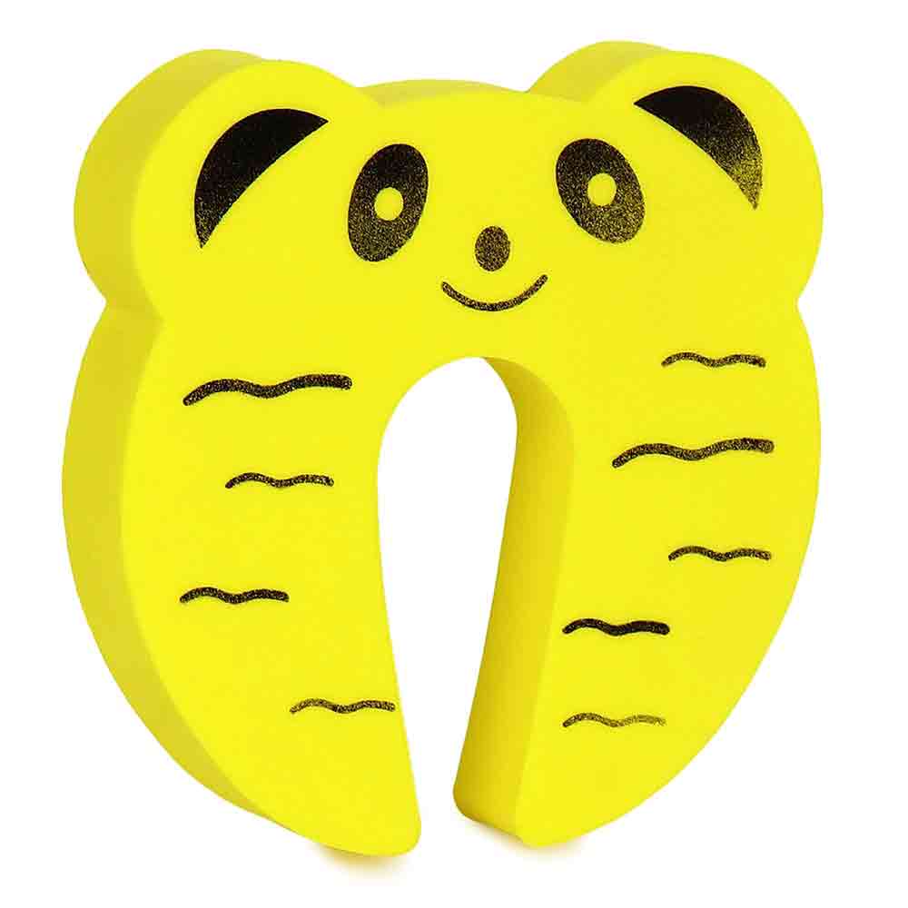 5 Pcs Baby Safety Door Pinch Guards – Soft Foam Cartoon Animal Door Stoppers for Child Finger Protection, Prevents Door Slamming & Accidental Locking Lightweight (Multicolor)