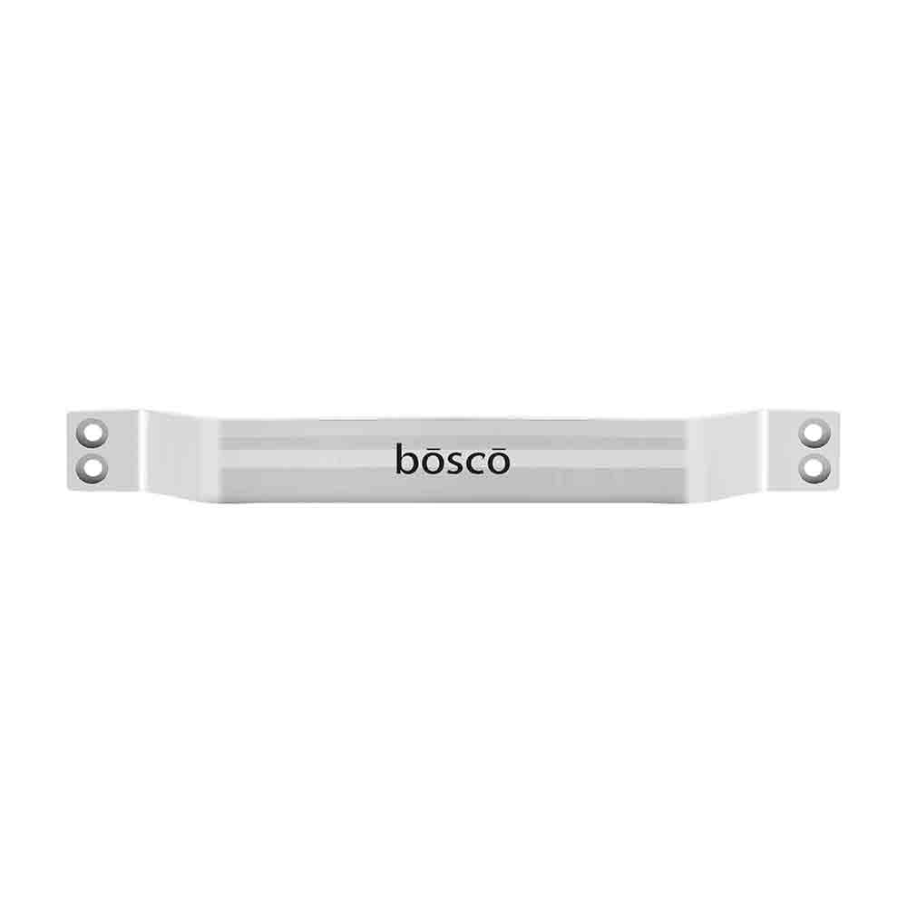 8 Inch Stainless Steel Silver Satin Finish Two Hole Front Screw Door Pull Handle for Home Main Door, Home Bed Room Door and Bathroom Door
