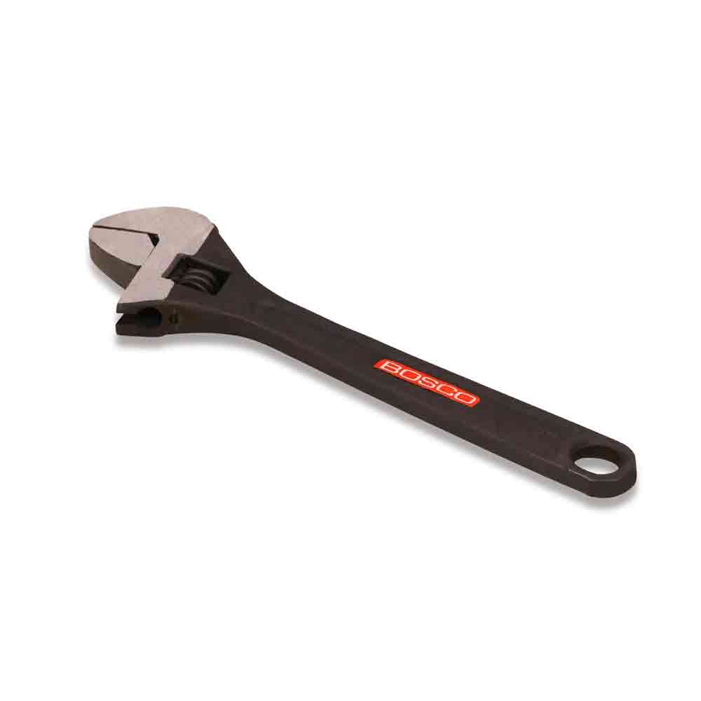 Adjustable Spanner 6 inches, Easy Wrench & Spanner, Ideal Plumbing Tools, Adjustable Wrench for All Nut Sizes, Rust-Proof Black Phosphate Coating, Lasered Scale & Wide Grip, (Pack of 1)
