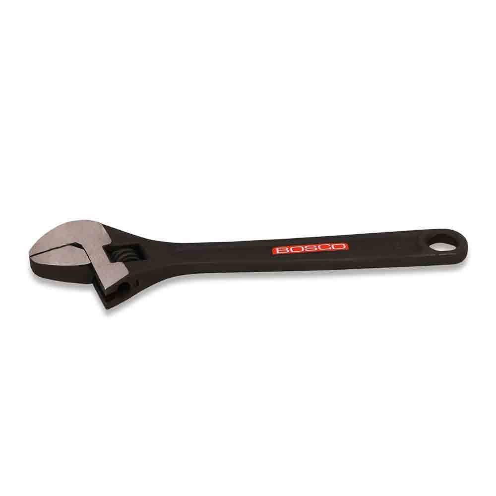 Adjustable Spanner 6 inches, Easy Wrench & Spanner, Ideal Plumbing Tools, Adjustable Wrench for All Nut Sizes, Rust-Proof Black Phosphate Coating, Lasered Scale & Wide Grip, (Pack of 1)