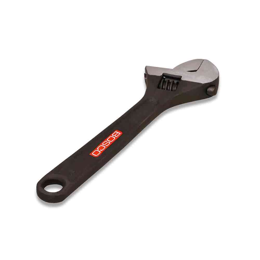 Adjustable Spanner 6 inches, Easy Wrench & Spanner, Ideal Plumbing Tools, Adjustable Wrench for All Nut Sizes, Rust-Proof Black Phosphate Coating, Lasered Scale & Wide Grip, (Pack of 1)