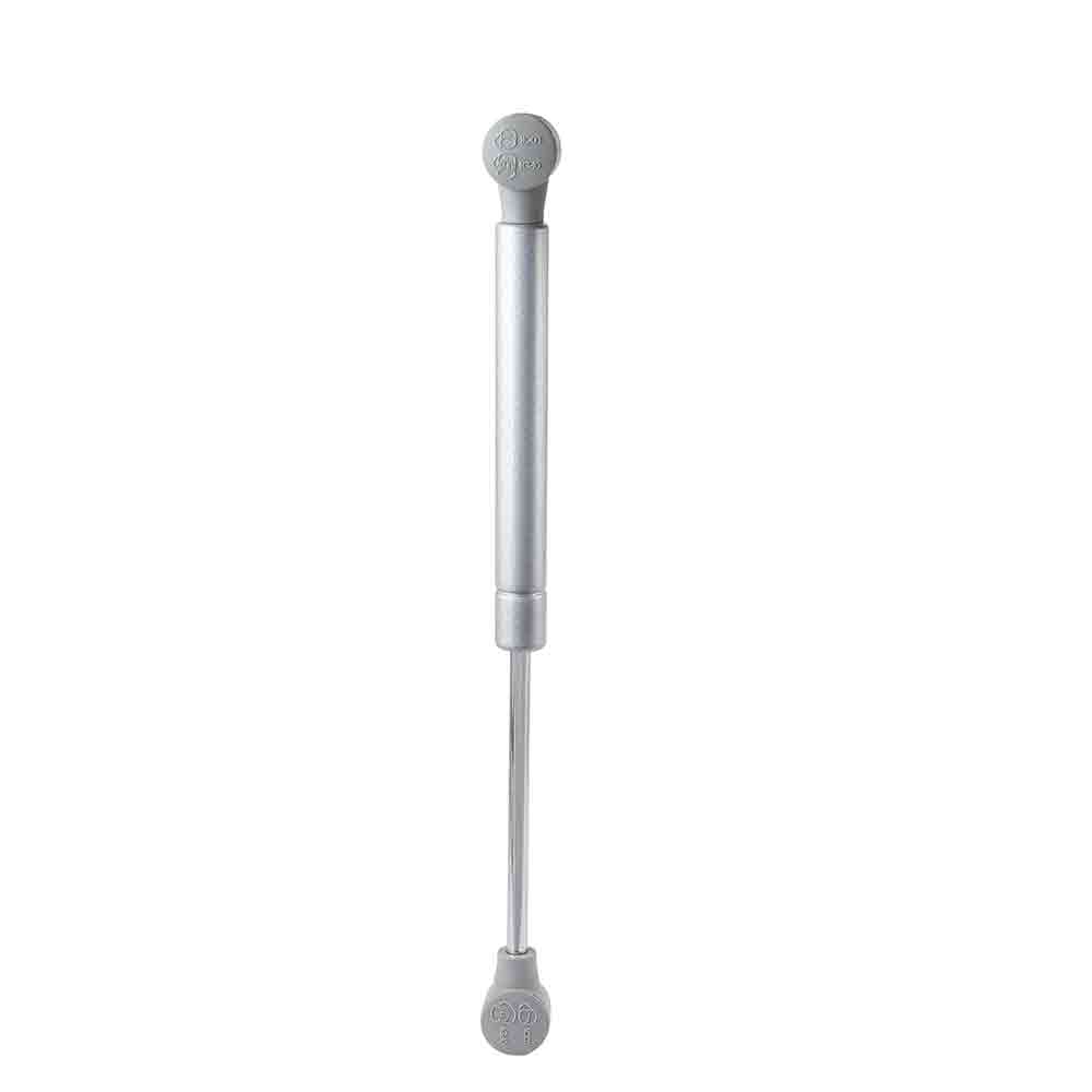 100 N Hydraulics Gas Spring Stay STRUT Pneumatic Lift Support Cabinet Hinges Support, Capacity 10 KGS (Pack of 2 PCS) Size 10 inches,Material:Iron, Color:Silver