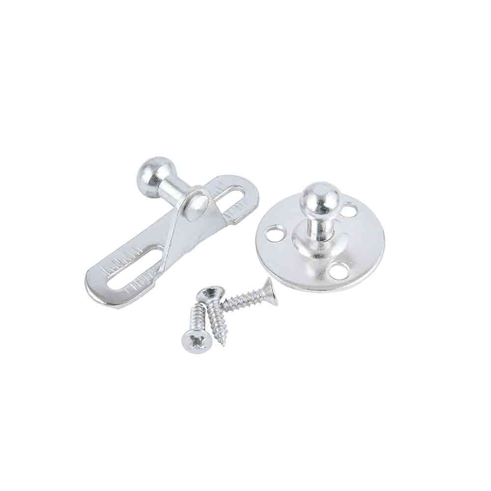 100 N Hydraulics Gas Spring Stay STRUT Pneumatic Lift Support Cabinet Hinges Support, Capacity 10 KGS (Pack of 2 PCS) Size 10 inches,Material:Iron, Color:Silver