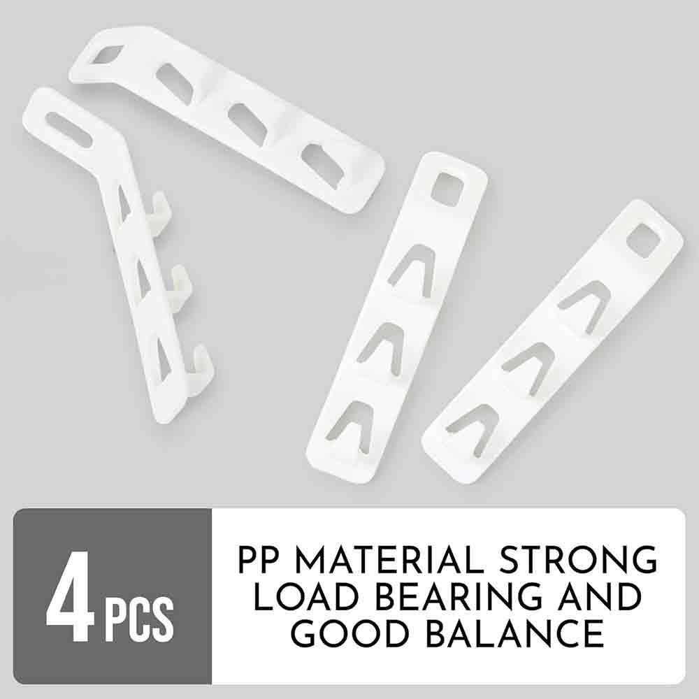 Clothes Hanger Connector Hooks Kit – Space Saving Multi-Layer Wall Closet Organizer for Hanging Clothes, Bags, Belts & Accessories – Cascading Metal & Wood Hanger Hooks for Wardrobes