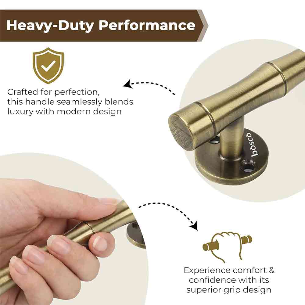 Door Handle|Stainless Steel Main Door Handle|8 Inch Pull-Push Handle (Colour:Antique Finish)
