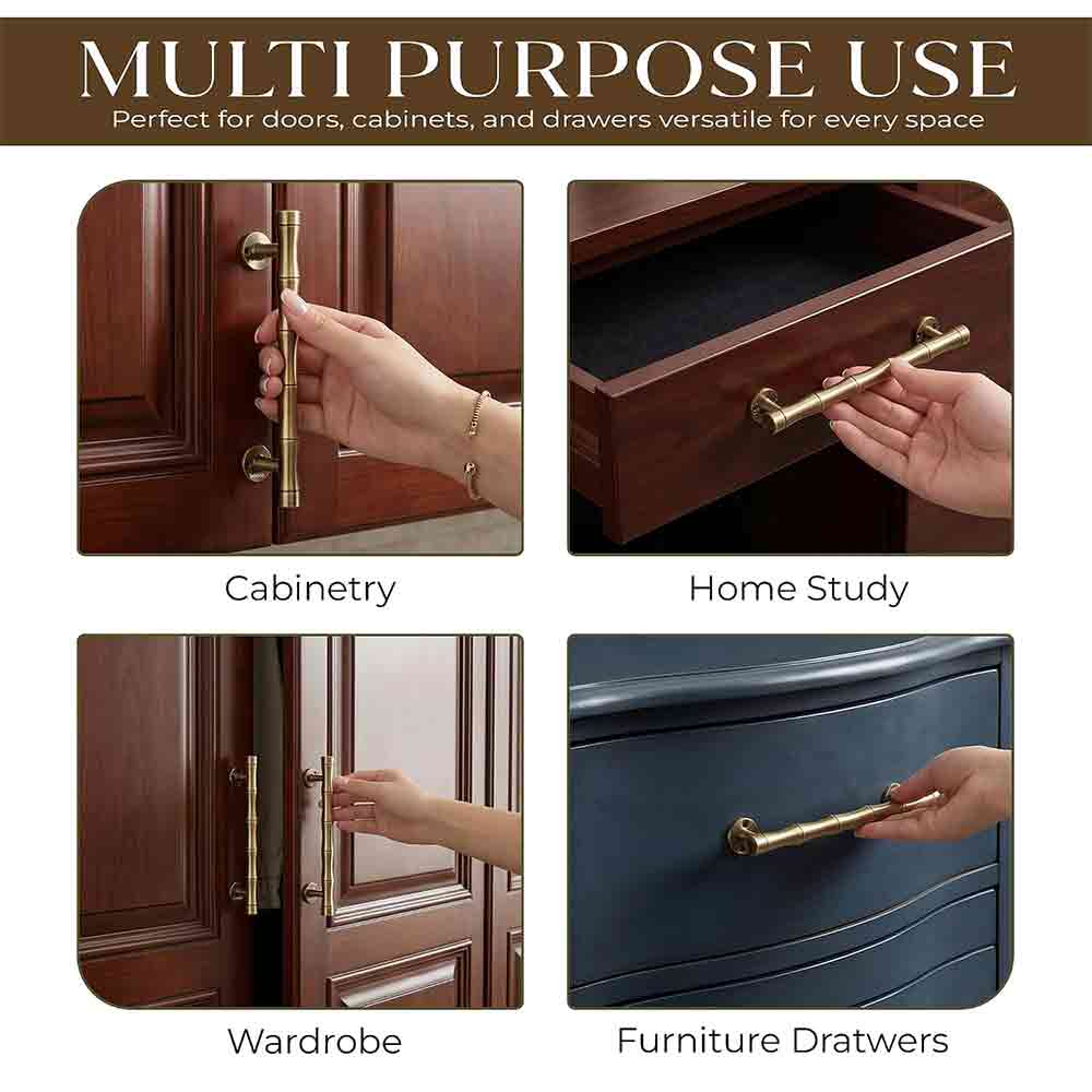 Door Handle|Stainless Steel Main Door Handle|8 Inch Pull-Push Handle (Colour:Antique Finish)