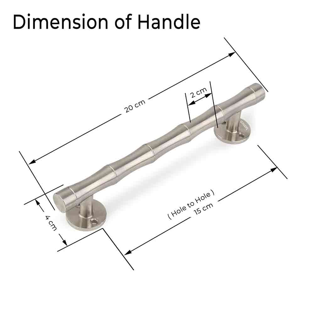 Door Handle|Stainless Steel Main Door Handle|8 Inch Pull-Push Handle (Colour:SS Finish)