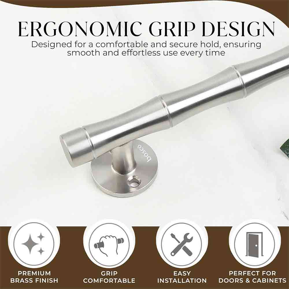 Door Handle|Stainless Steel Main Door Handle|8 Inch Pull-Push Handle (Colour:SS Finish)