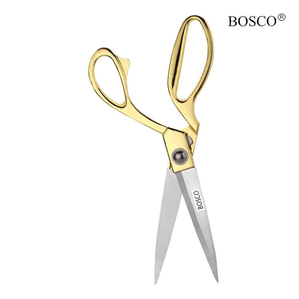 Golden Stainless Steel Sscissor 10.5 Inches For Cutting Paper, Cardboard, Fabric, Photos, Tailoring, Kitchen, Coth cutting, Professional & Craft scissor