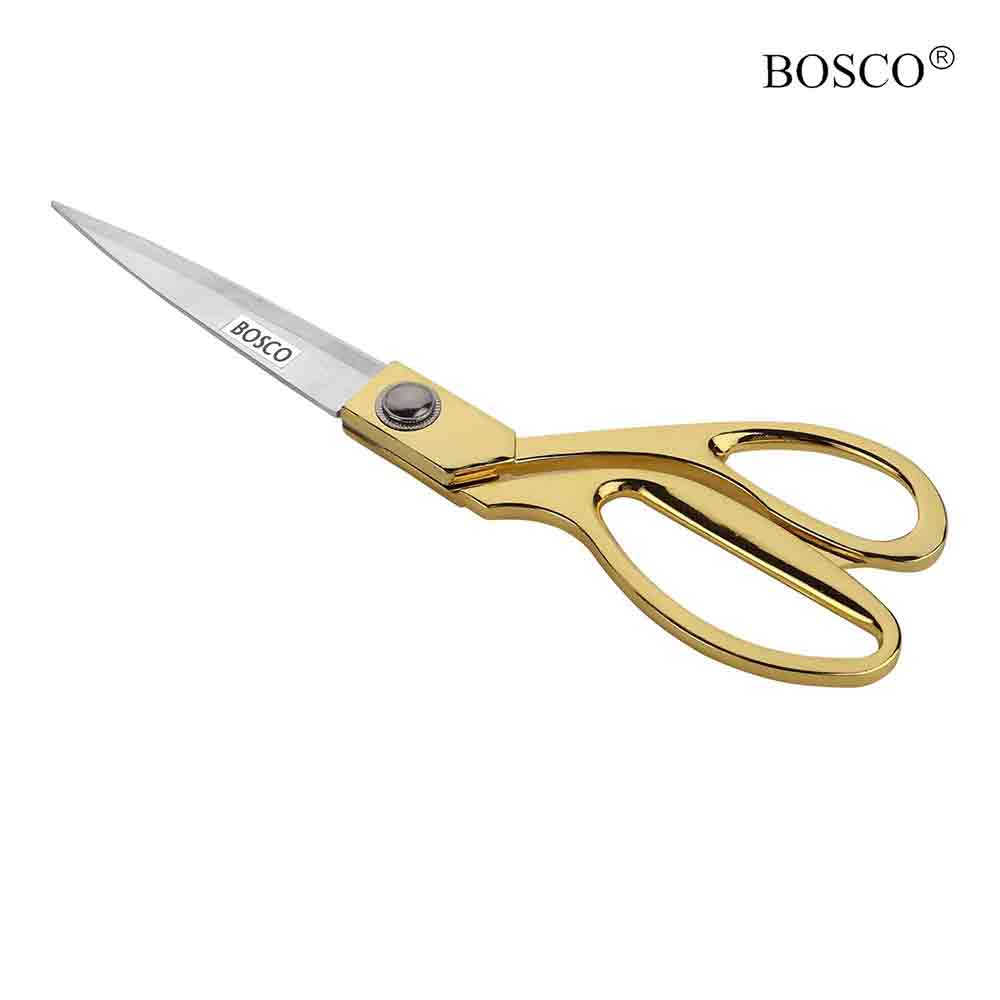 Golden Stainless Steel Sscissor 10.5 Inches For Cutting Paper, Cardboard, Fabric, Photos, Tailoring, Kitchen, Coth cutting, Professional & Craft scissor