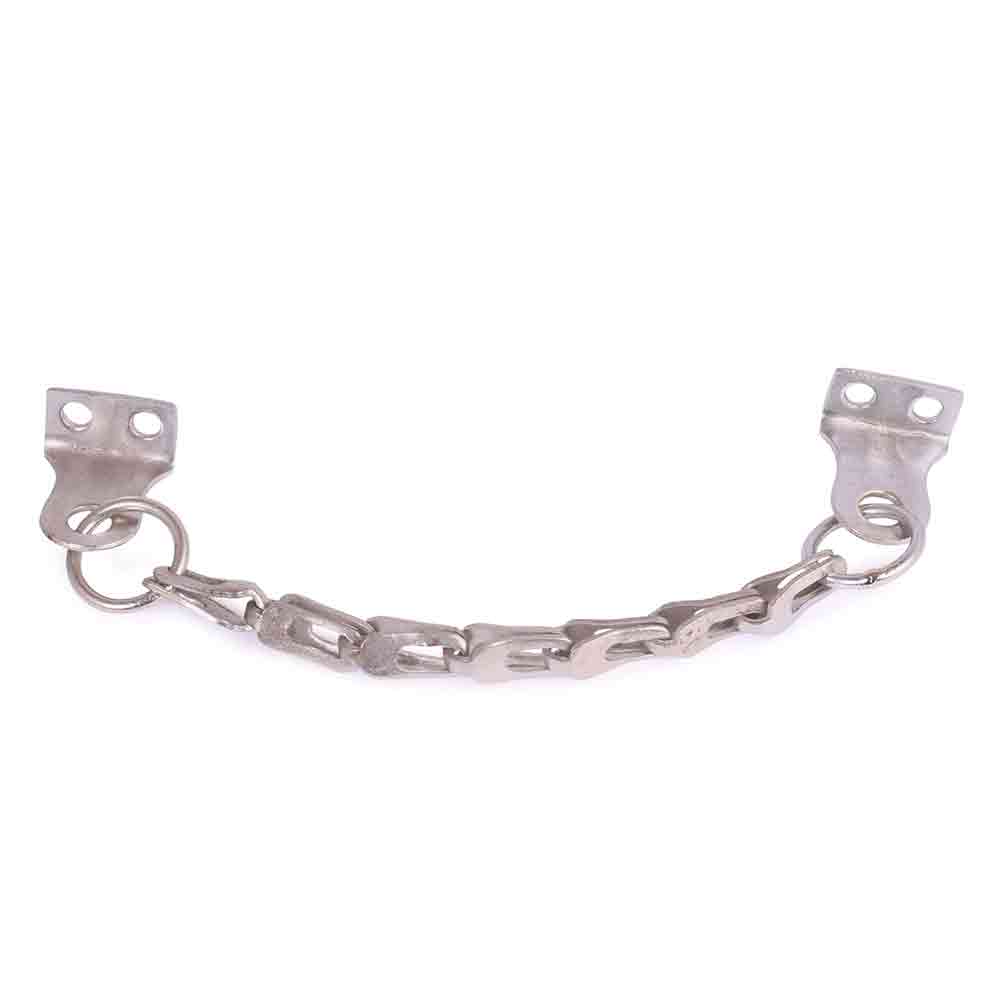 Iron Table Chain 12 Inch – Set of 2 Pieces | Heavy-Duty Chrome Finish Furniture & Door Chain for Home, Office & Kitchen | Durable, Rust-Resistant, Stainless Steel Links for Safety & Stability