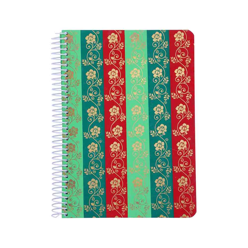 Madhubani Design A4 Notebook for Personal Use | Artistic Printed Cover | Ruled Pages | Multipurpose Writing Journal