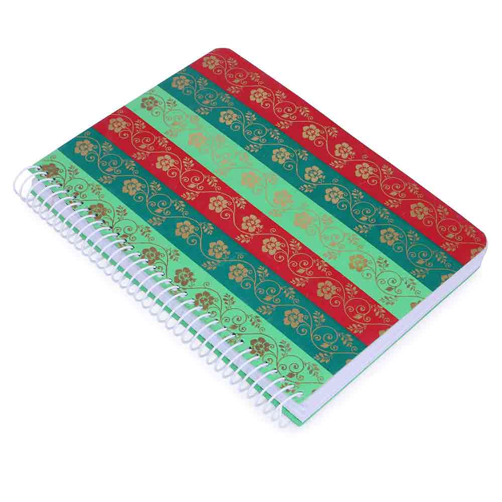 Madhubani Design A4 Notebook for Personal Use | Artistic Printed Cover | Ruled Pages | Multipurpose Writing Journal