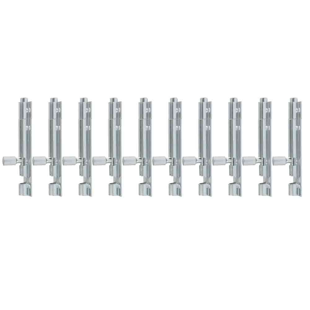 Tower Bolt Heavy Duty Aluminium 4 Inch Tower Bolt for Home,Offices Doors and Windows/Tower Bolt for Main Door/Door Latch/Kundi/Chitakini/Door Latch for Main Door and Windows Pack of 10 pcs