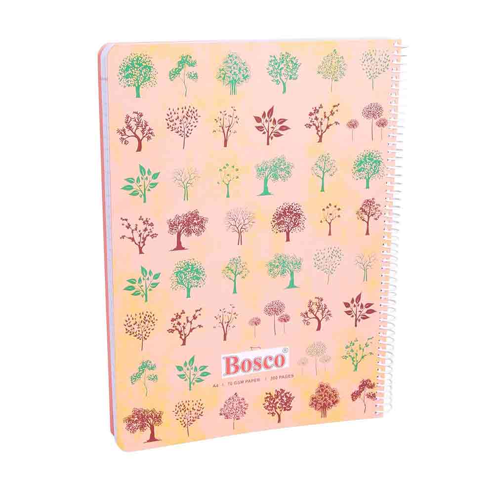 Tree Design Notebook A4 Size – 300 Pages, 70 GSM Paper | Personal Diary, Journal, Sketchbook & Writing Pad for Office, Study, College, Travel | Eco-Friendly Cover (Handmade Style)
