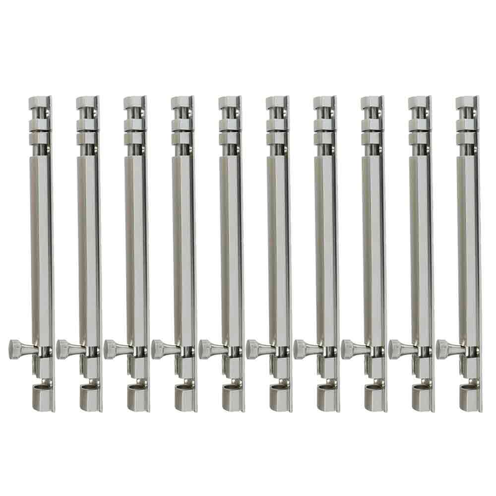 Tower Bolt Heavy Duty Aluminium 6 Inch Tower Bolt for Home,Offices Doors and Windows/Tower Bolt for Main Door/Door Latch/Kundi/Chitakini/Door Latch for Main Door and Windows Pack of 10 pcs