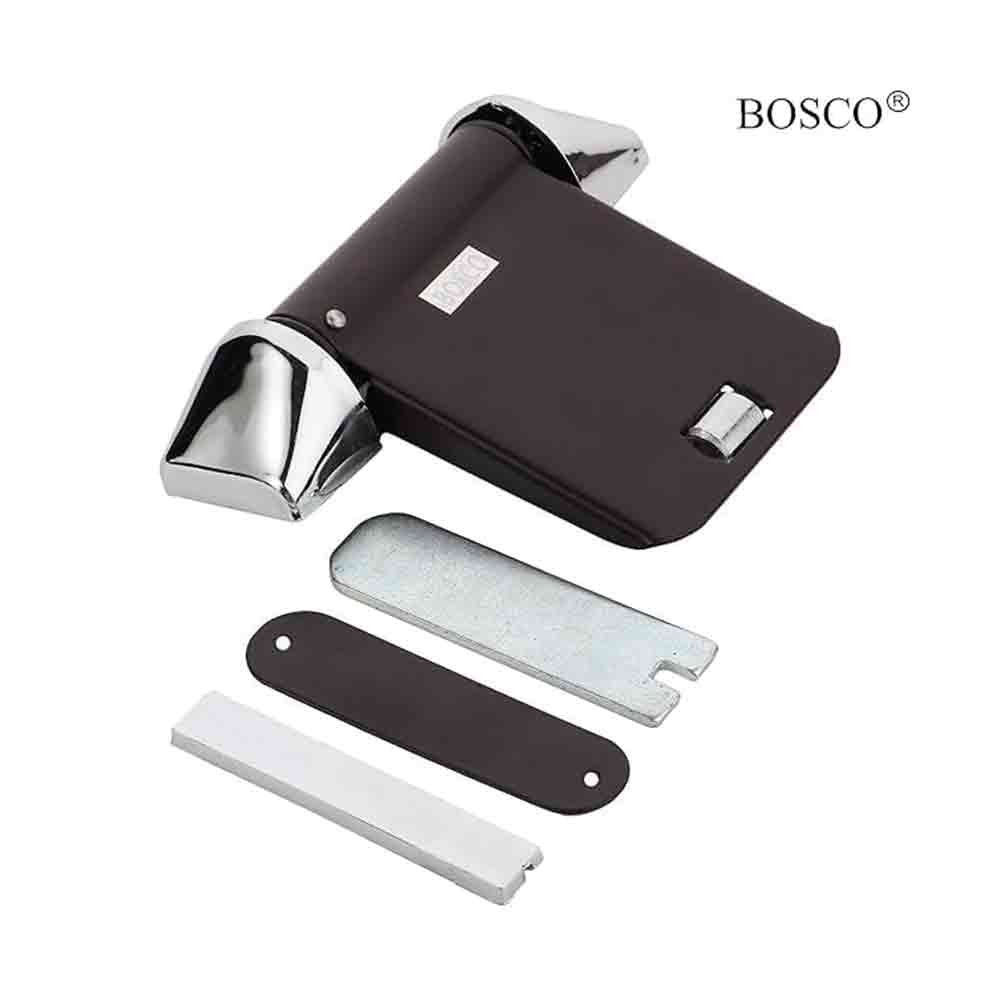 Helix Door Closer Pack of 4 – Light Duty Spring Action Automatic Door Closers for Wooden, PVC & Lightweight Aluminum Doors | Coated Iron, Adjustable Closing Speed & Tension, 5 x 4 Inches