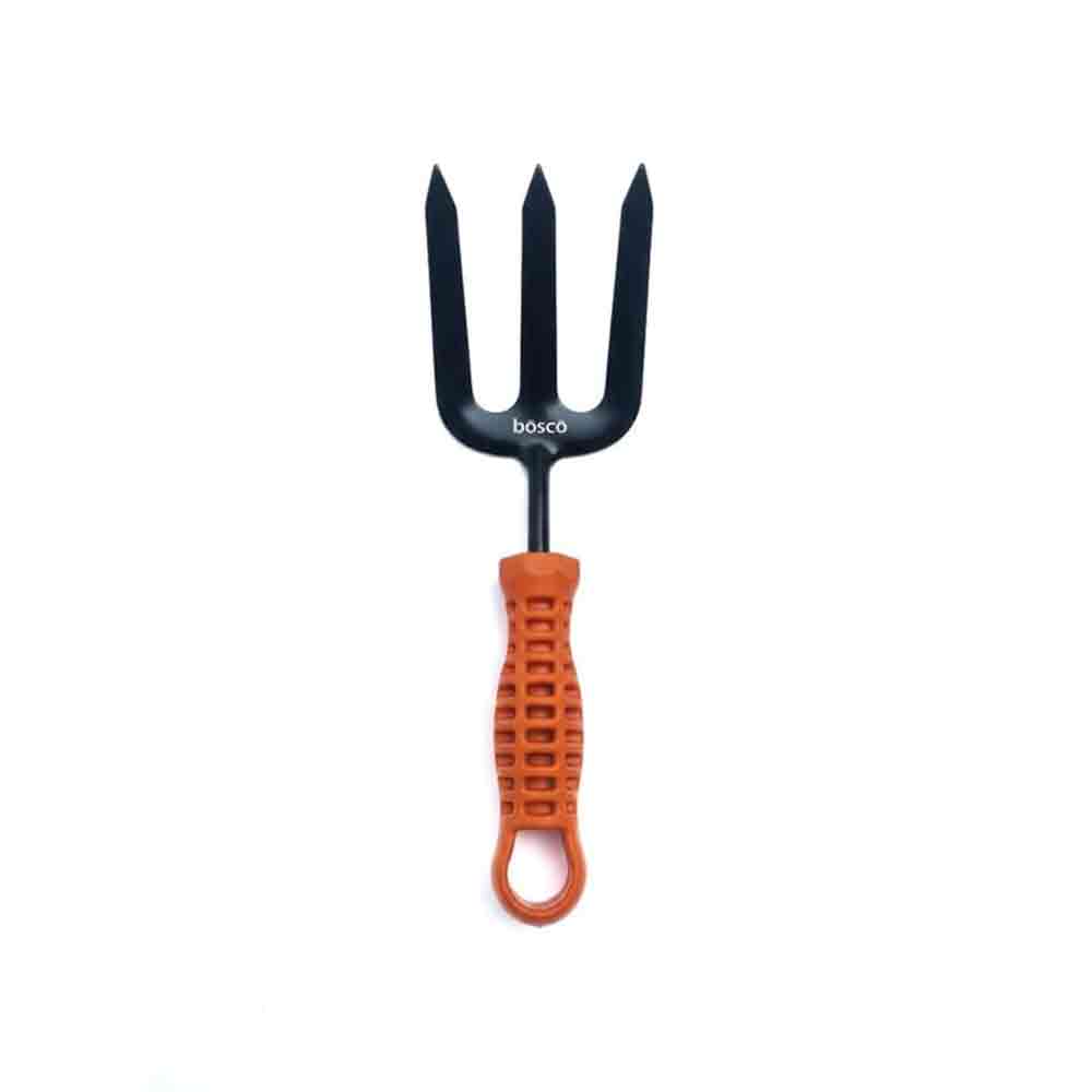 Fork Hand Cultivator for Gardening - Manual Cultivator for Agriculture | Durable Gardening Hand Tools | Grass Picker, Weed Remover & Soil Tiller | Ploughing & Fertilizer Applicator Tool