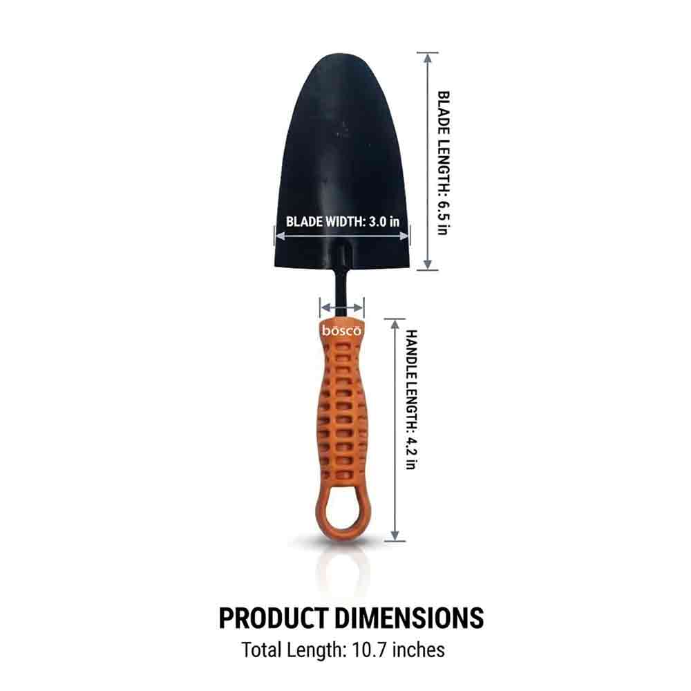 Hand Trowel for Gardening - Sharp Metal Blade, Sturdy Construction, Ergonomic Handle, Rust-Resistant Finish, Garden Tools for Home, Durable Shovel for Gardening