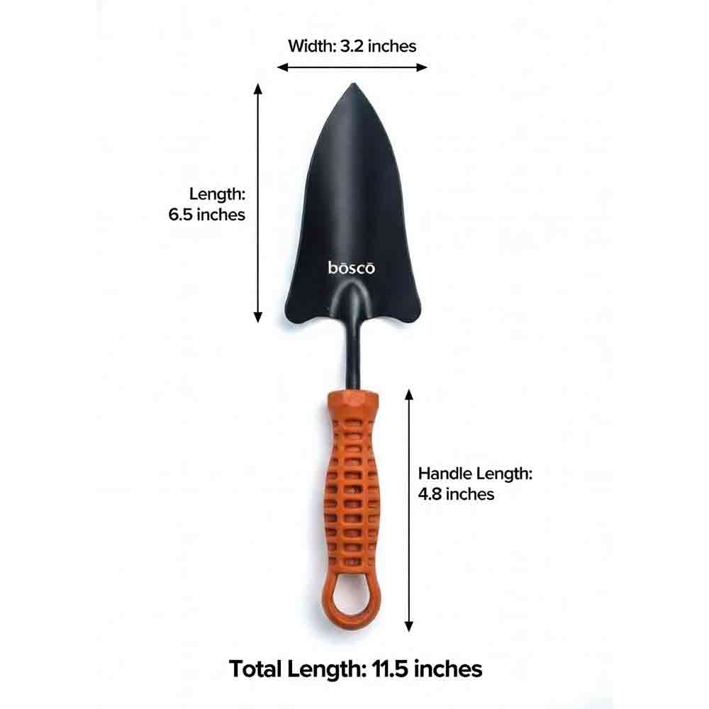 Hand Trowel for Gardening - Sharp Metal Blade, Sturdy Construction, Ergonomic Handle, Rust-Resistant Finish, Garden Tools for Home/Garden