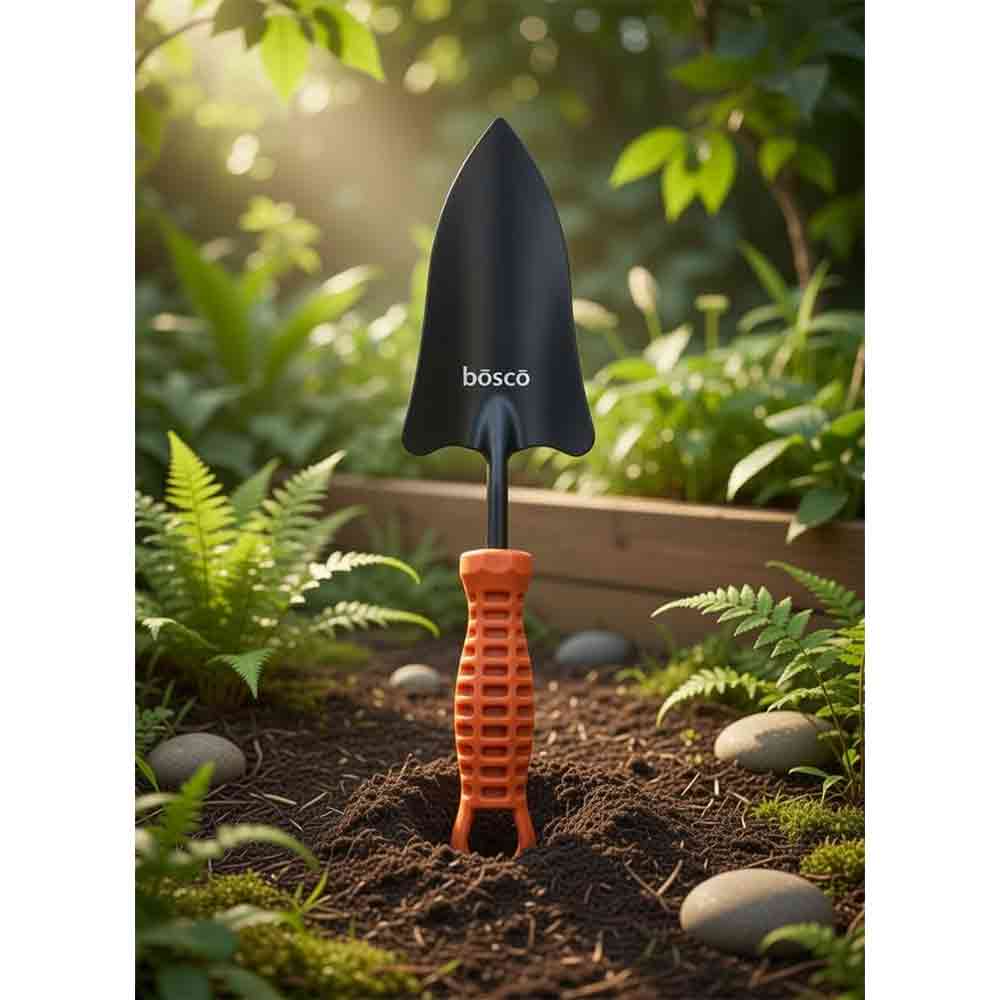 Hand Trowel for Gardening - Sharp Metal Blade, Sturdy Construction, Ergonomic Handle, Rust-Resistant Finish, Garden Tools for Home/Garden