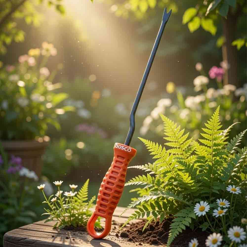 Hand Weeder -Weed Remover Tool with Handle, Weed Cutter for Terrace Garden, Durable Hand Weeder for Garden, Garden Plants Weeder for Lawn