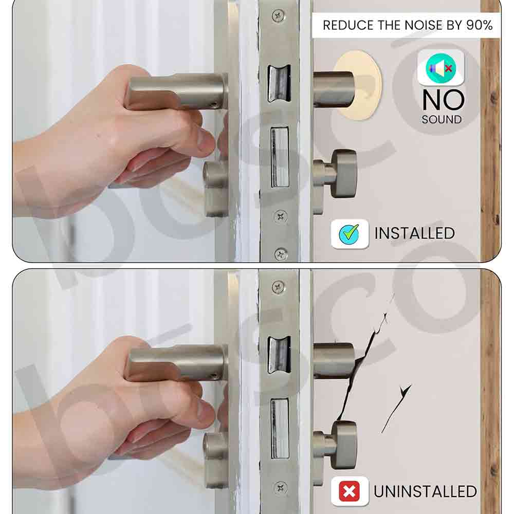Self-Adhesive Rubber Door Bumper Stoppers – Pack of 1 Silicone Wall Protectors for Door Knob & Handle Impact – Anti-Collision Shock Absorbing Pads for Home, Office, and Bathroom Walls (35mm)