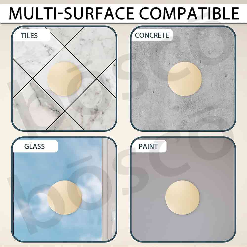 Self-Adhesive Rubber Door Bumper Stoppers – Pack of 1 Silicone Wall Protectors for Door Knob & Handle Impact – Anti-Collision Shock Absorbing Pads for Home, Office, and Bathroom Walls (35mm)