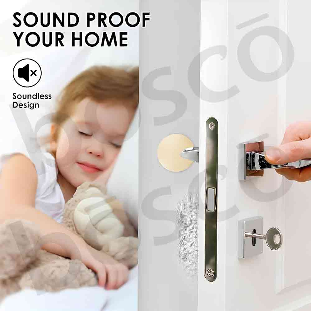 Self-Adhesive Rubber Door Bumper Stoppers – Pack of 1 Silicone Wall Protectors for Door Knob & Handle Impact – Anti-Collision Shock Absorbing Pads for Home, Office, and Bathroom Walls (35mm)