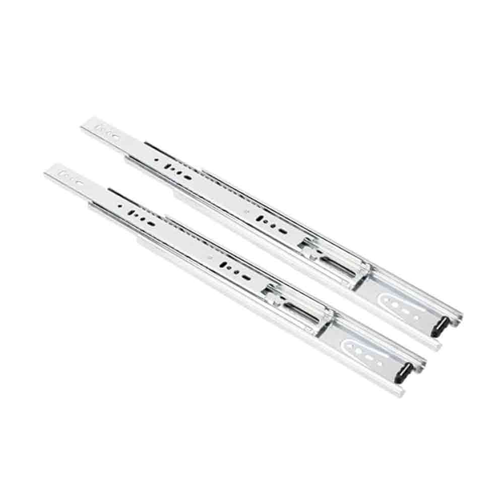 Stainless Steel 50Kg Capacity Heavy Duty Telescopic Drawer Slide | Full Extension, QC Passed, 500000 Cycle Test, 48H Salt Spray Tested | 5 Year Warranty | Pack of 2 Pieces with Screw | 10 Inch