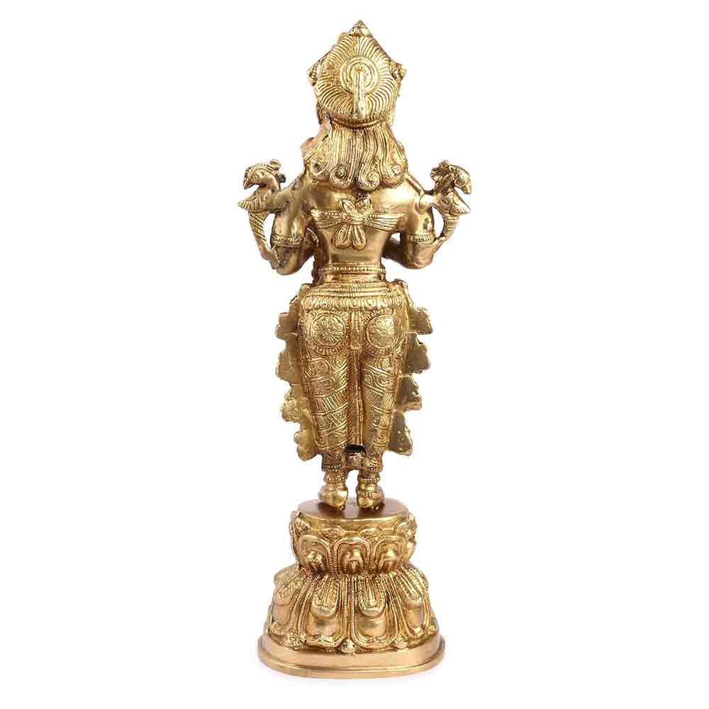 Apsara Holding Diya Lamp in Hands