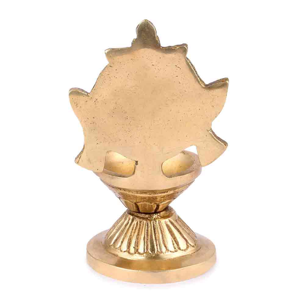 Brass Vishnu Shankh Diya Lamp Diwali Decoration Items for Home décor Gift Deepak Oil Lamp for Daily Puja & Other Religious Rituals | Home Décor | Deepak for Home, Office & Temples